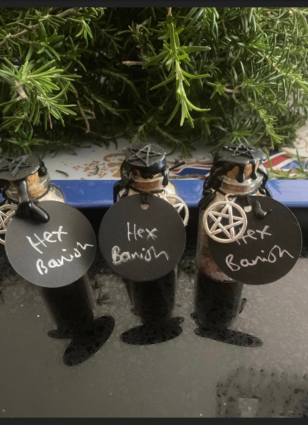 Hex Banish Spell Jar