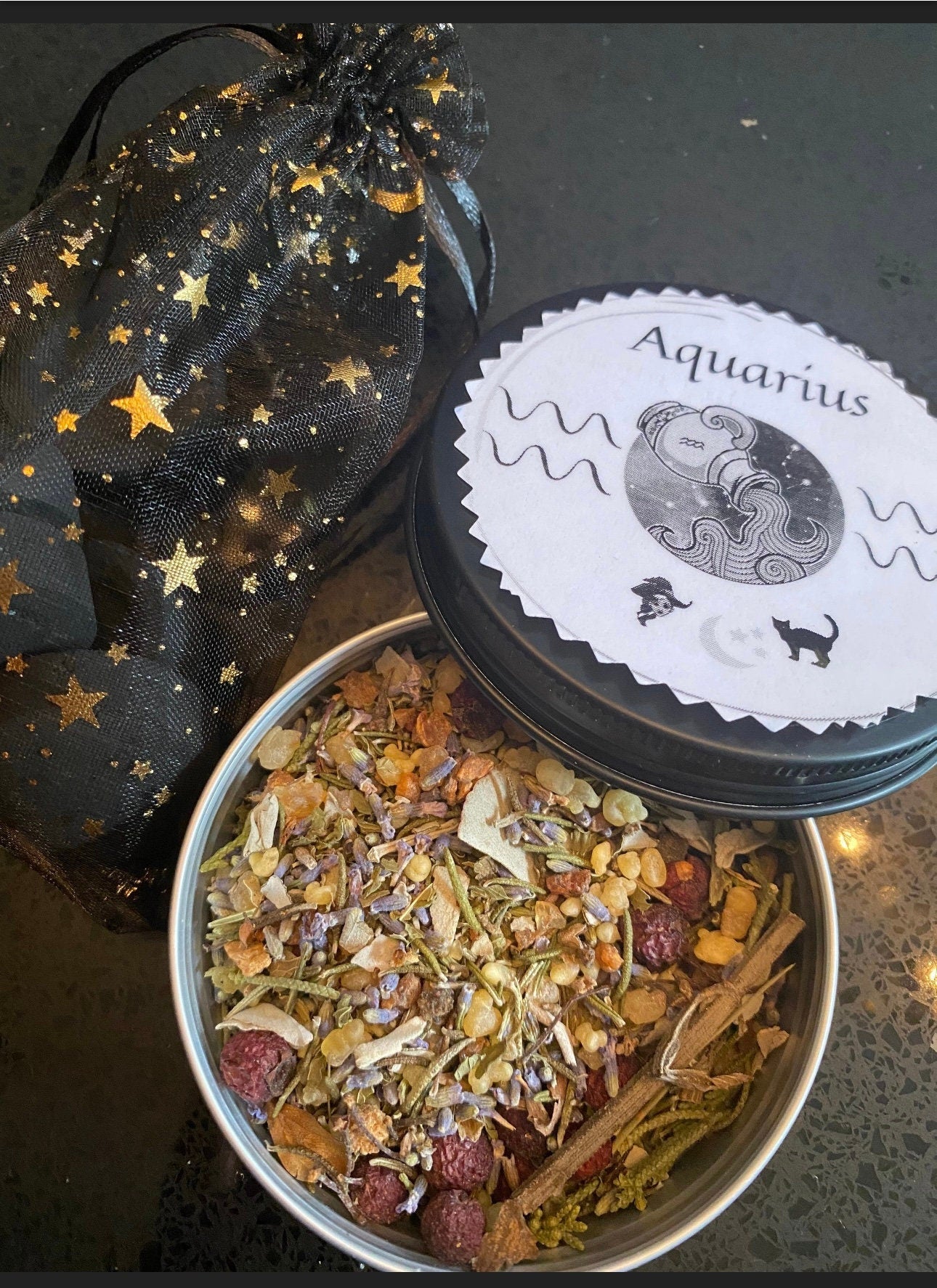 Loose Incense for the astrological sign of Aquarius