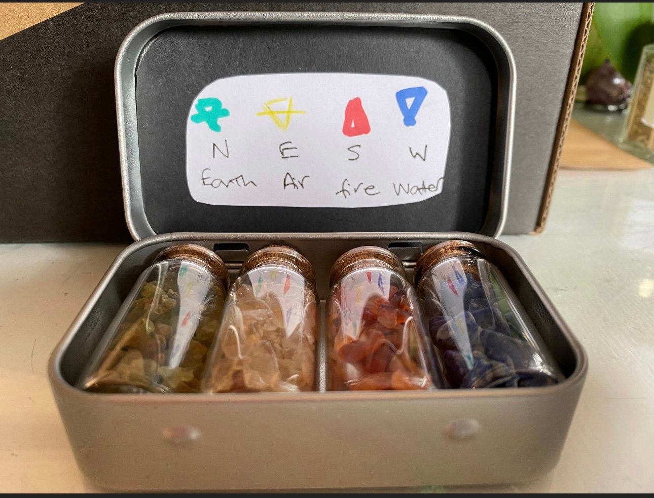 Crystal chip stones element correspondents
