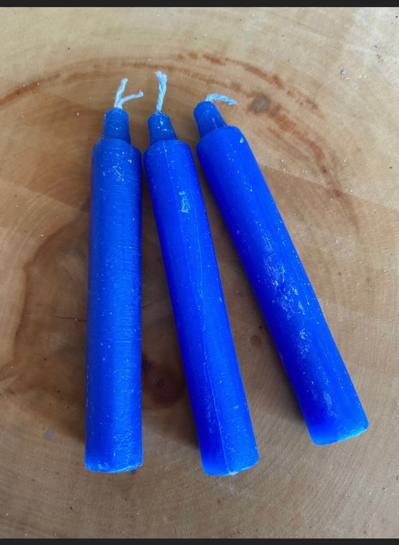 Blue Spell Chime Candle
