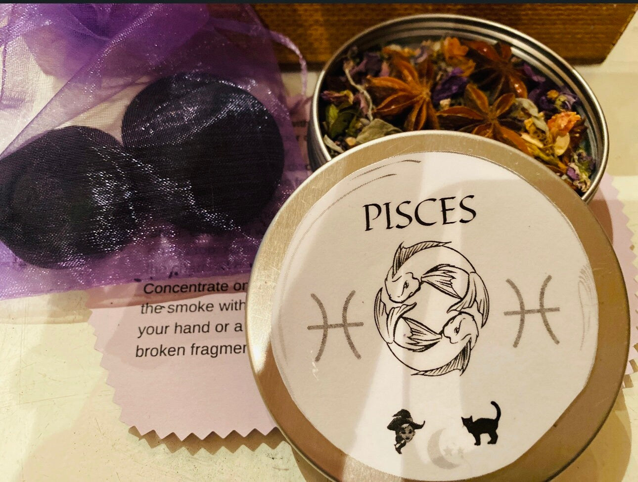 Ritual Loose Incense for the astrological sign of Pisces
