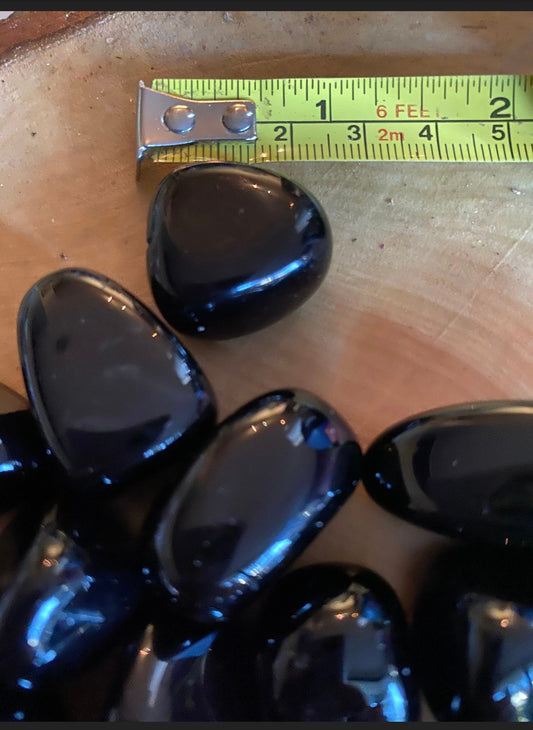 Black Obsidian Tumbled Crystal