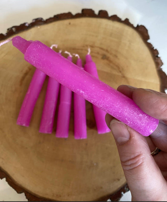 Pink Chime Spell Candle