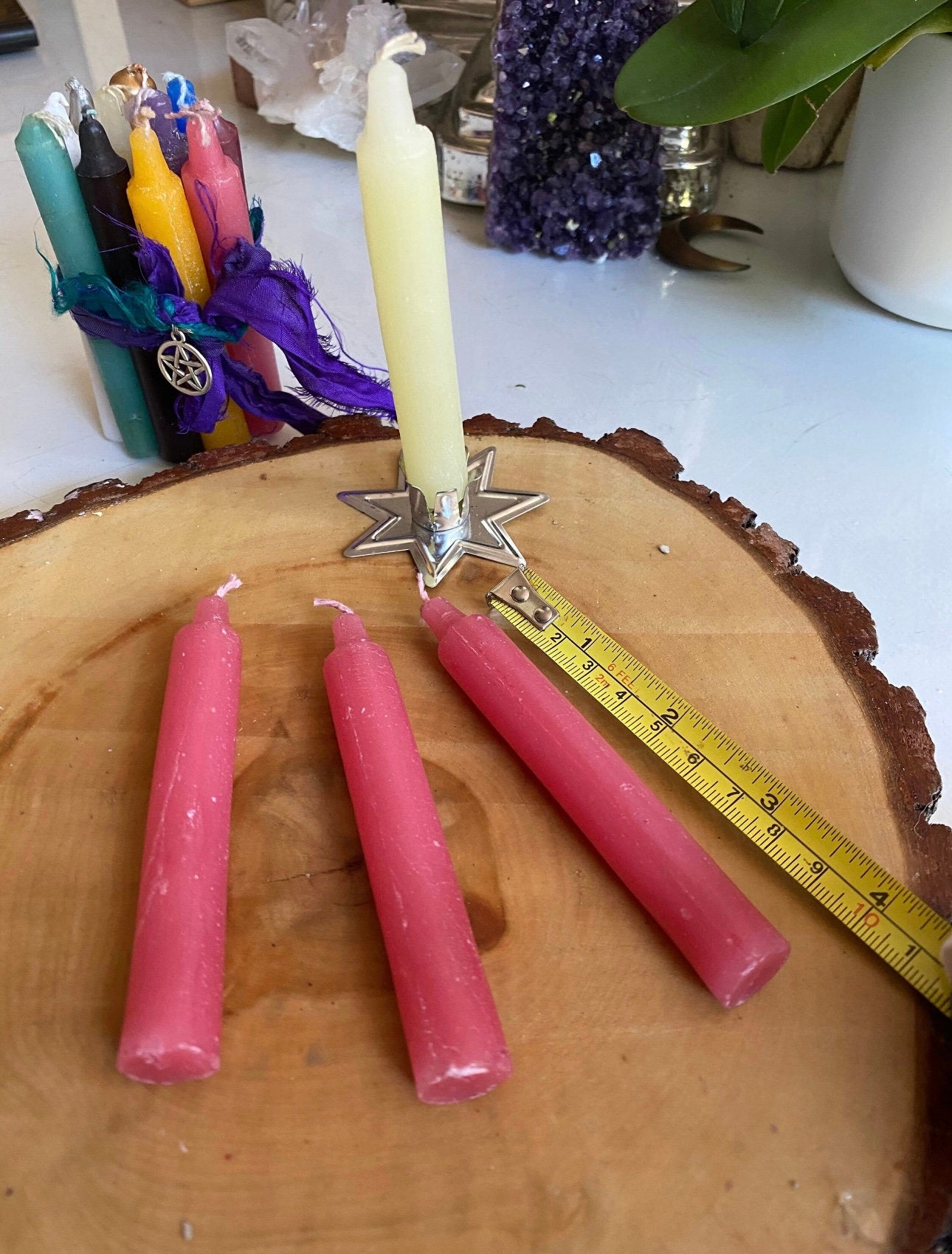 Red Chime Spell Candle