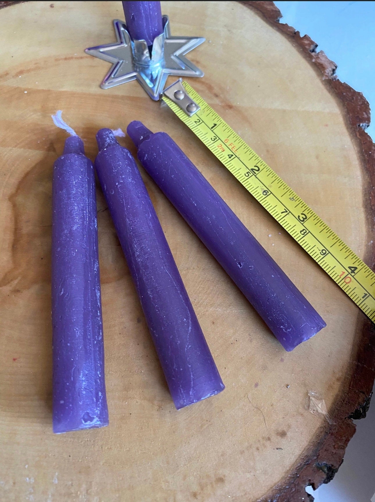 Purple Spell Chime Candle