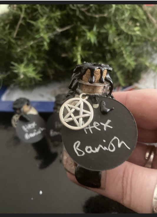 Hex Banish Spell Jar
