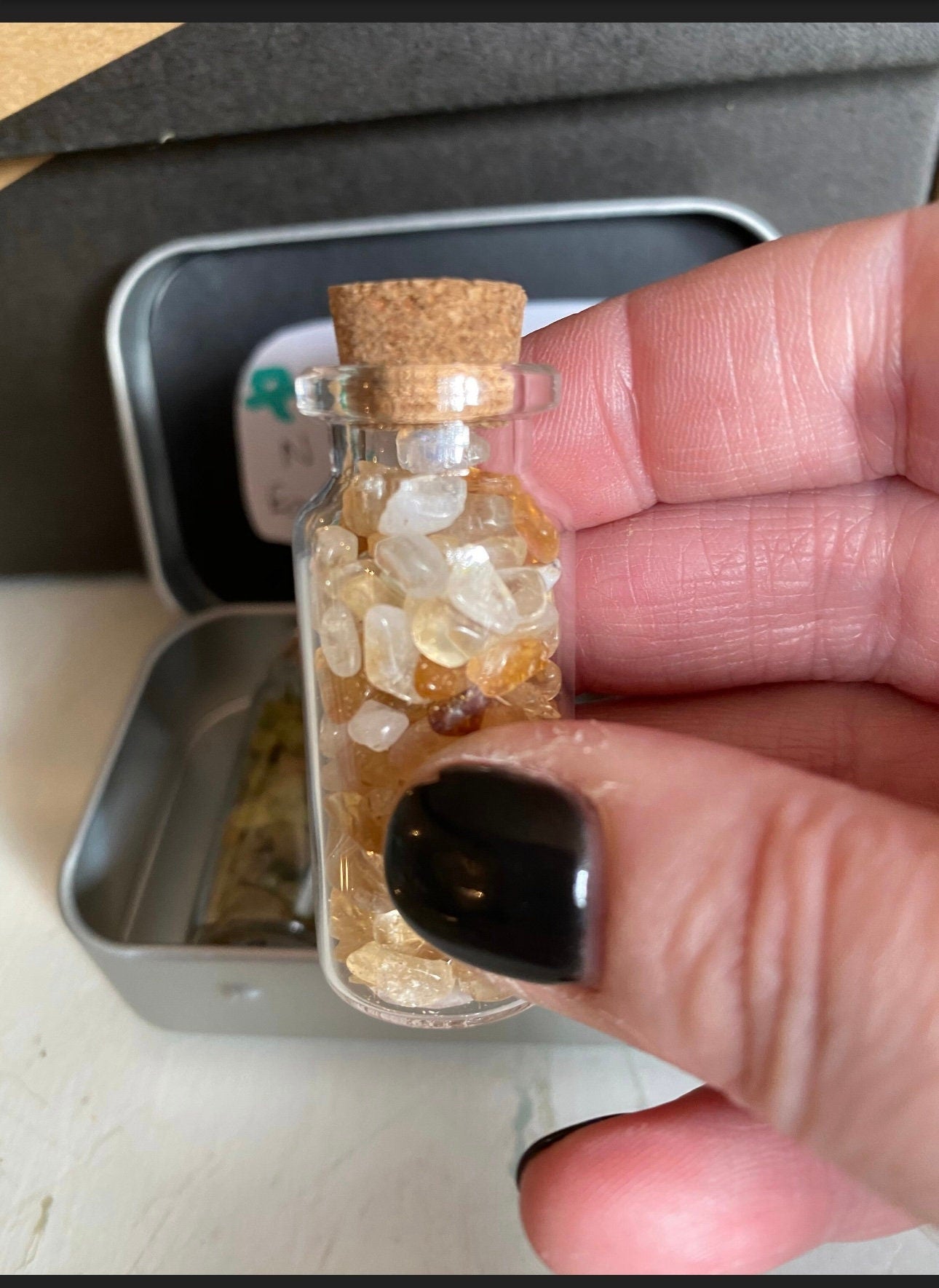 Crystal chip stones element correspondents