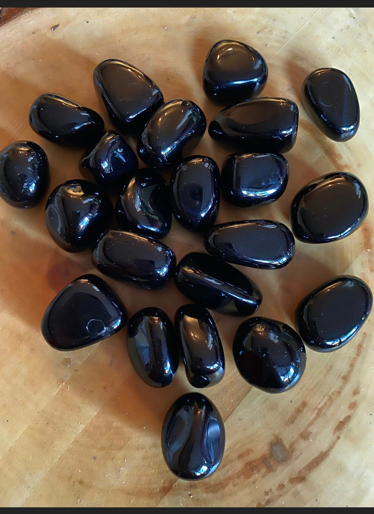 Black Obsidian Tumbled Crystal
