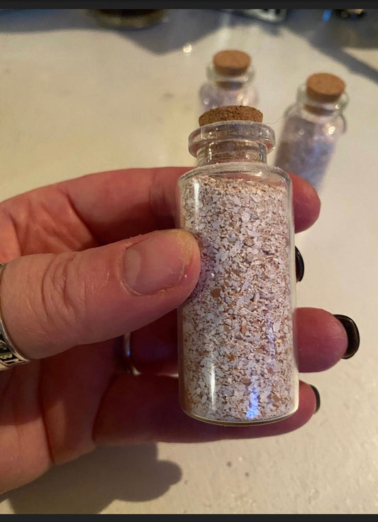 Cascarilla or Dried Crushed Egg Shells