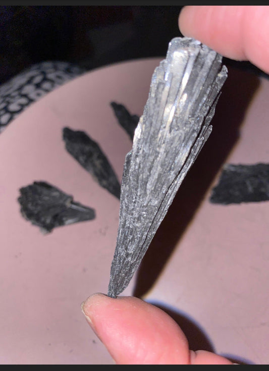 Black Kyanite Spears