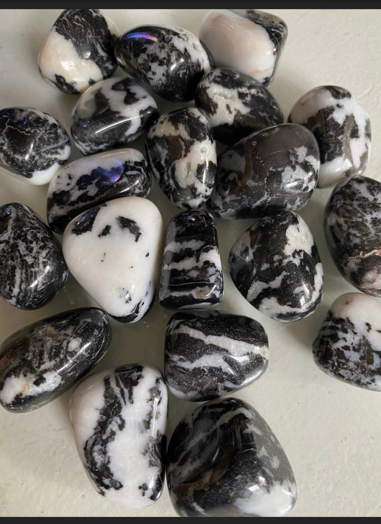 Tumbled Zebra Jasper Gemstone