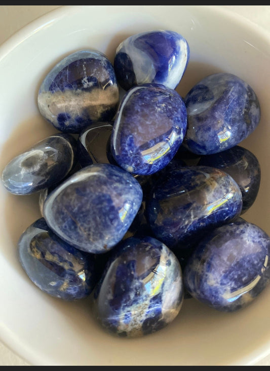 Tumbled Sodalite Crystal
