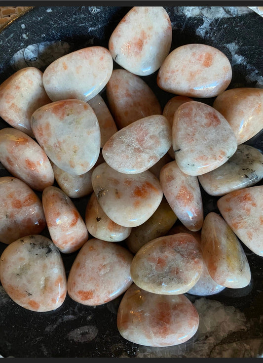 Grade A Tumbled Sunstone