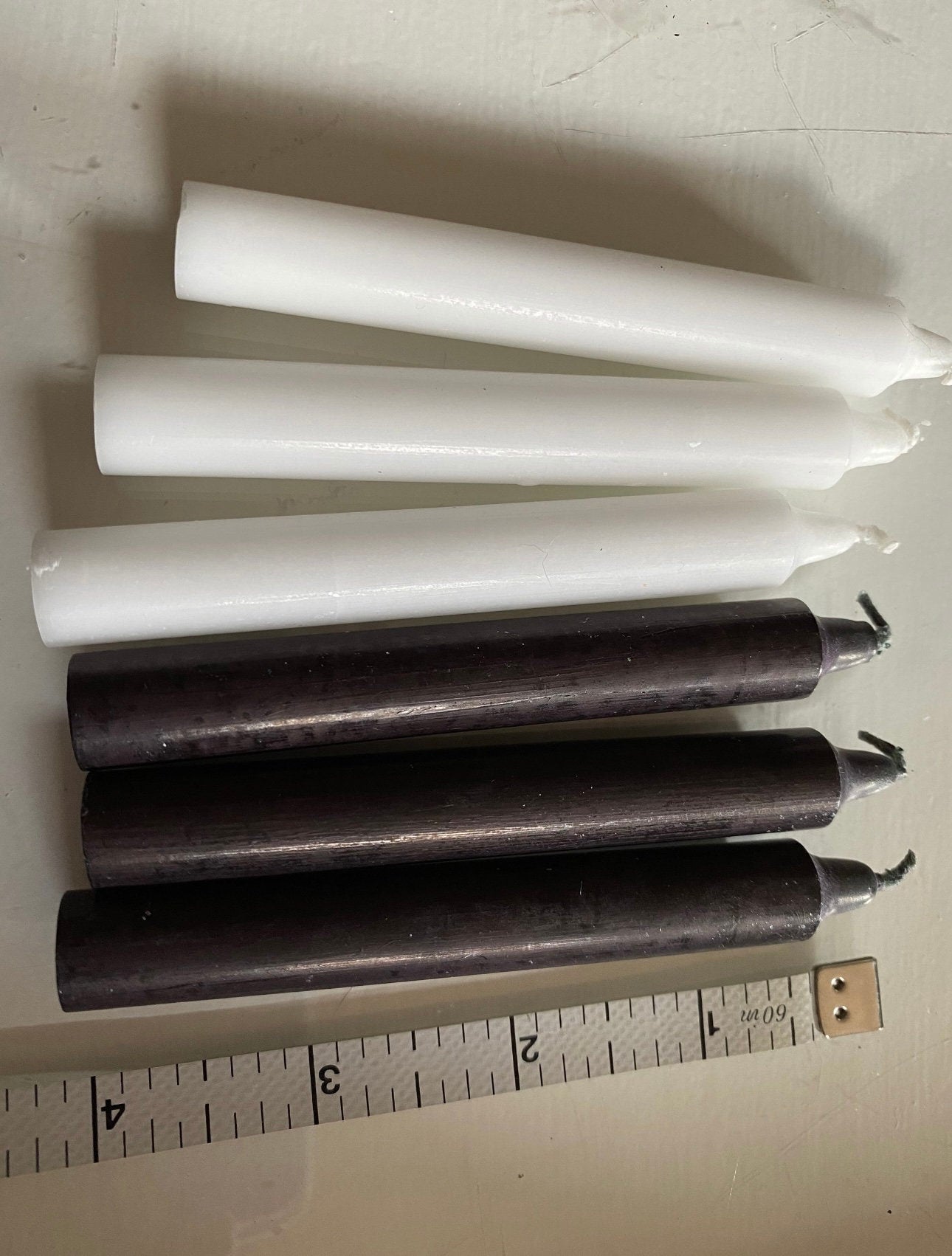 Black and White Chime Spell Candles